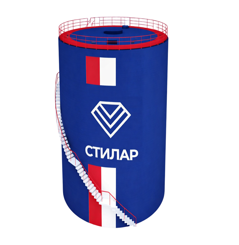 Цельносварной резервуар РВС для питьевой воды 10 м³ от завода-производителя